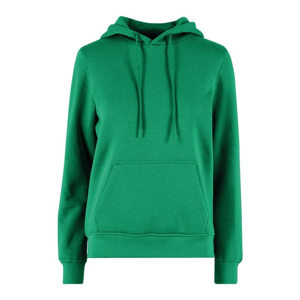 Build Your Brand Womens/Ladies Basic Hoodie / College Green